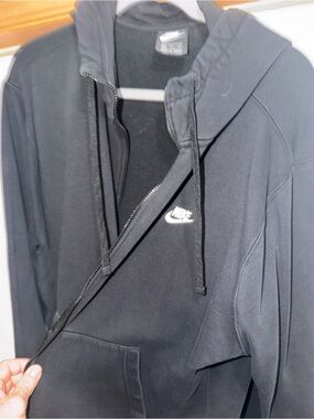 Nike Black Women's Zip-Up Hoodie Jacket